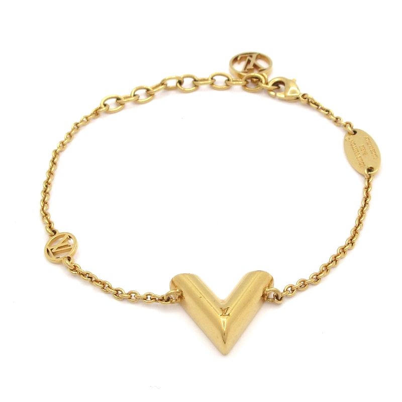 Louis Vuitton Bracelet Essential V M00858 Gold