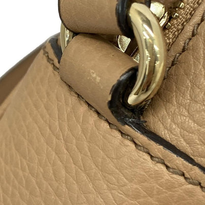 Gucci Shoulder Bag Soho 308364 Beige Tassel Leather