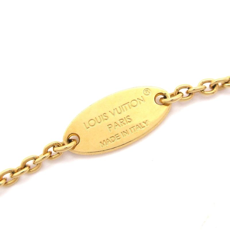 Louis Vuitton Bracelet LV Iconic M00587 Gold X Clear