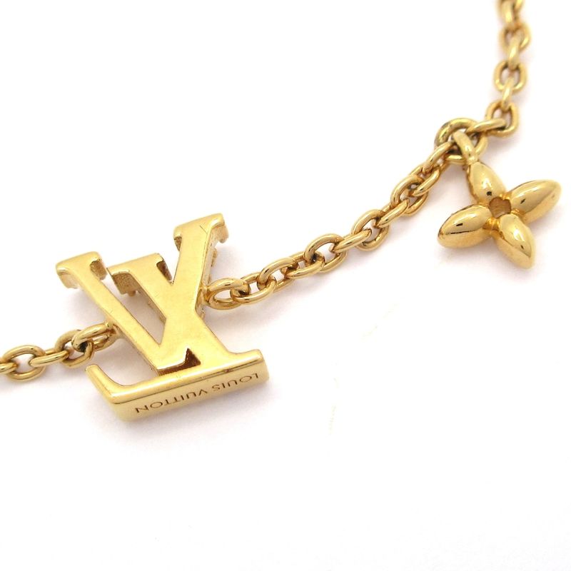 Louis Vuitton Bracelet LV Iconic M00587 Gold X Clear