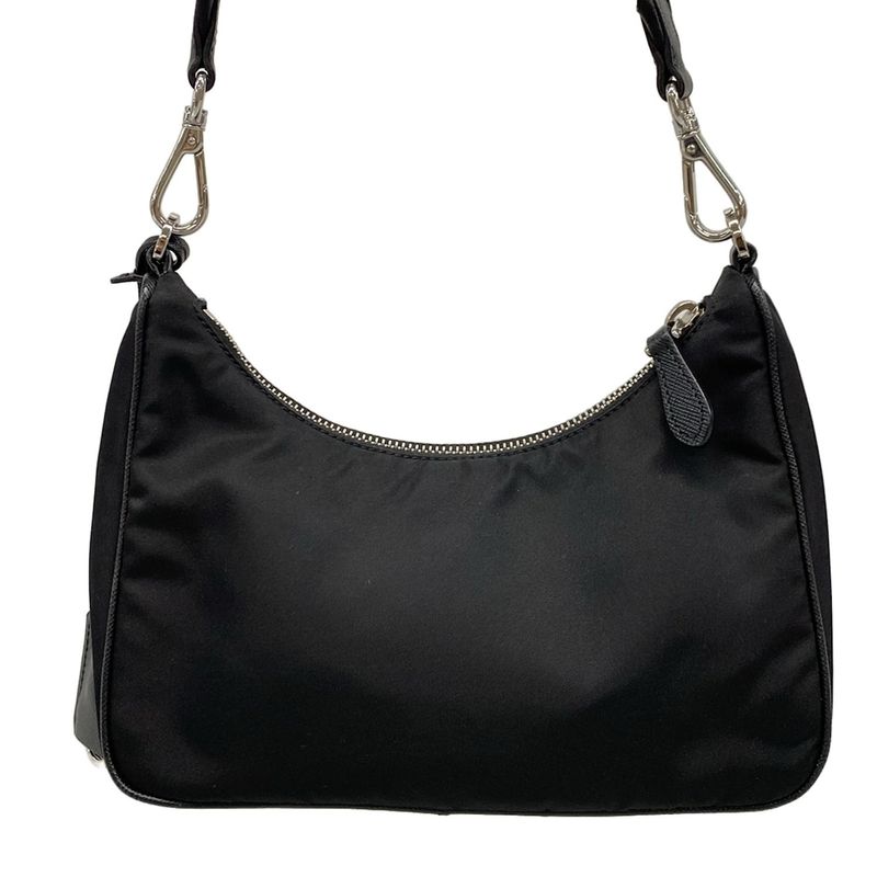 Prada Shoulder Bag Re-edition 2005 Re-nylon Bag 1bh204 Black Mini Bag