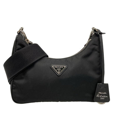 Prada Shoulder Bag Re-edition 2005 Re-nylon Bag 1bh204 Black Mini Bag
