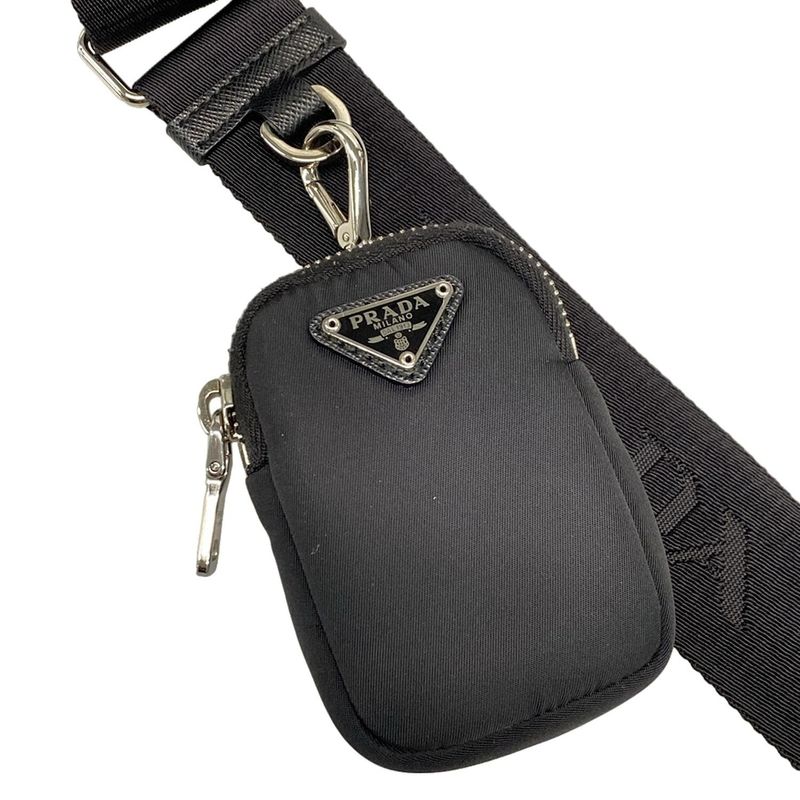 Prada Shoulder Bag Re-edition 2005 Re-nylon Bag 1bh204 Black Mini Bag