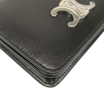 Celine Bifold Wallet Triomphe Compact Wallet 10k623dpv.38di Black