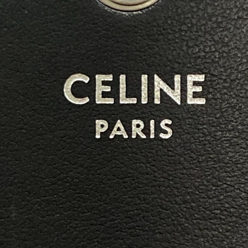 Celine Bifold Wallet Triomphe Compact Wallet 10k623dpv.38di Black