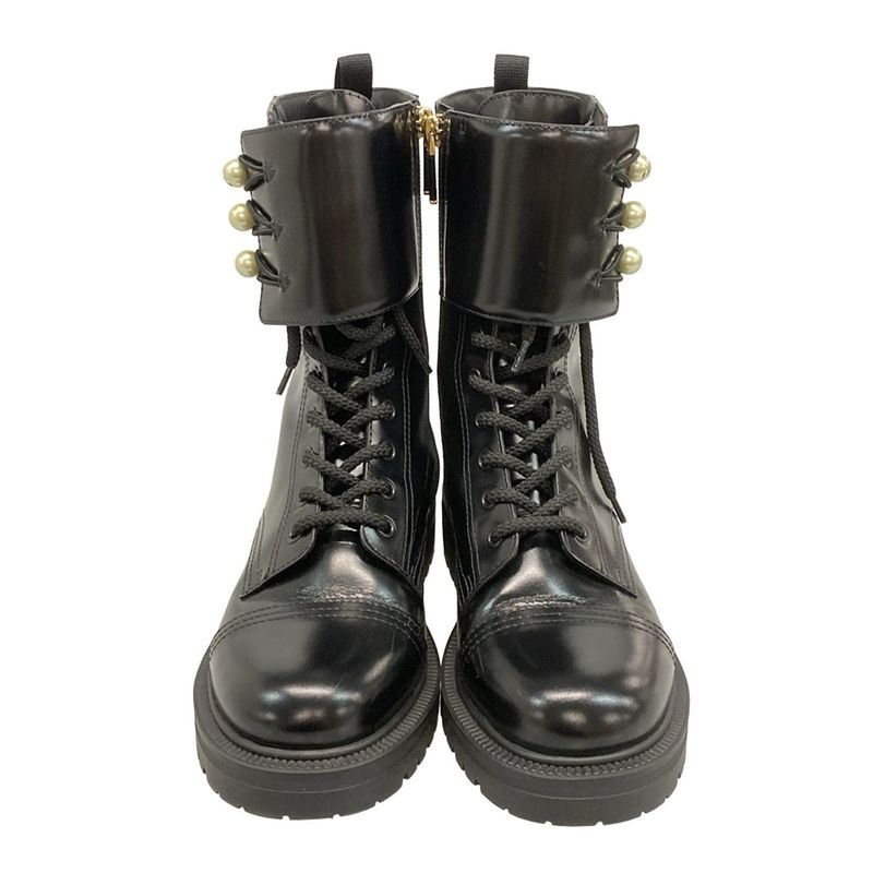 Dior Christian Dior Short Boots 36 1 2 D Women's D-strike Short Boots Black