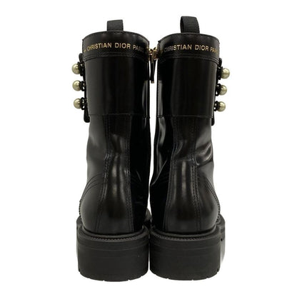 Dior Christian Dior Short Boots 36 1 2 D Women's D-strike Short Boots Black