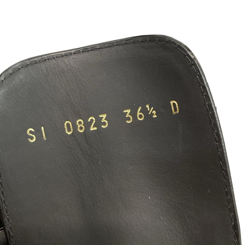 Dior Christian Dior Short Boots 36 1 2 D Women's D-strike Short Boots Black