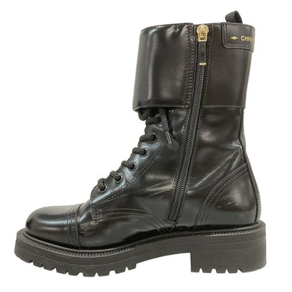 Dior Christian Dior Short Boots 36 1 2 D Women's D-strike Short Boots Black