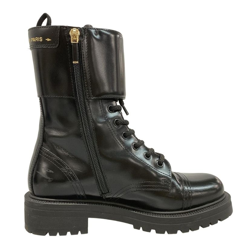 Dior Christian Dior Short Boots 36 1 2 D Women's D-strike Short Boots Black