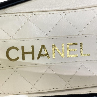 Chanel Flat Shoes 35 C Women's Ballerina G38986 Black Camellia Gold Hardware