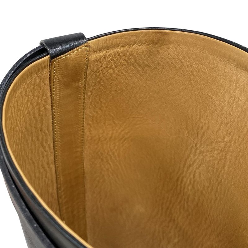 Hermes Long Boots 36 Women's Jumping Black Kelly Buckle Silver Hardware Leather