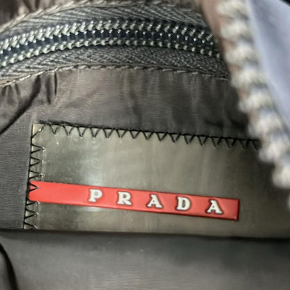 Prada Sport Shoulder Bag - Dark Navy X Dark Gray Leather