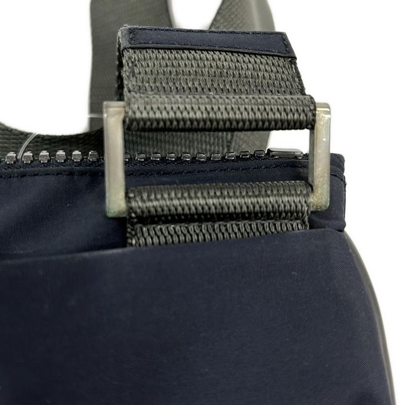 Prada Sport Shoulder Bag - Dark Navy X Dark Gray Leather