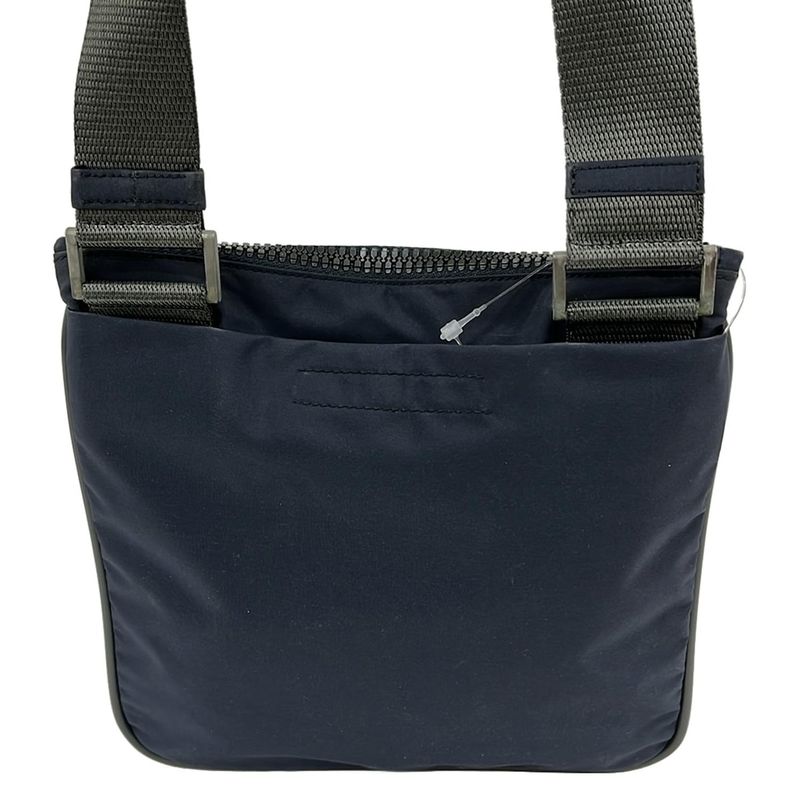 Prada Sport Shoulder Bag - Dark Navy X Dark Gray Leather