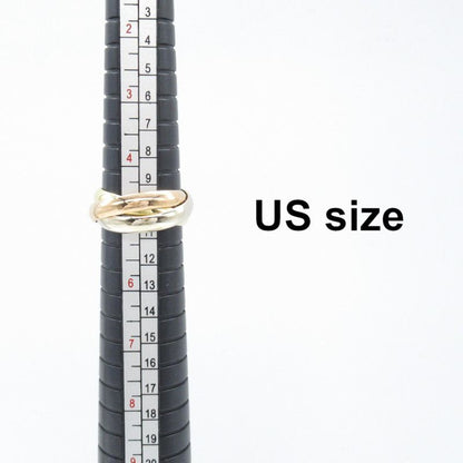 Cartier Ring ・ring Trinity Ring 18K (yellow Gold) 18K White Gold (white Gold)