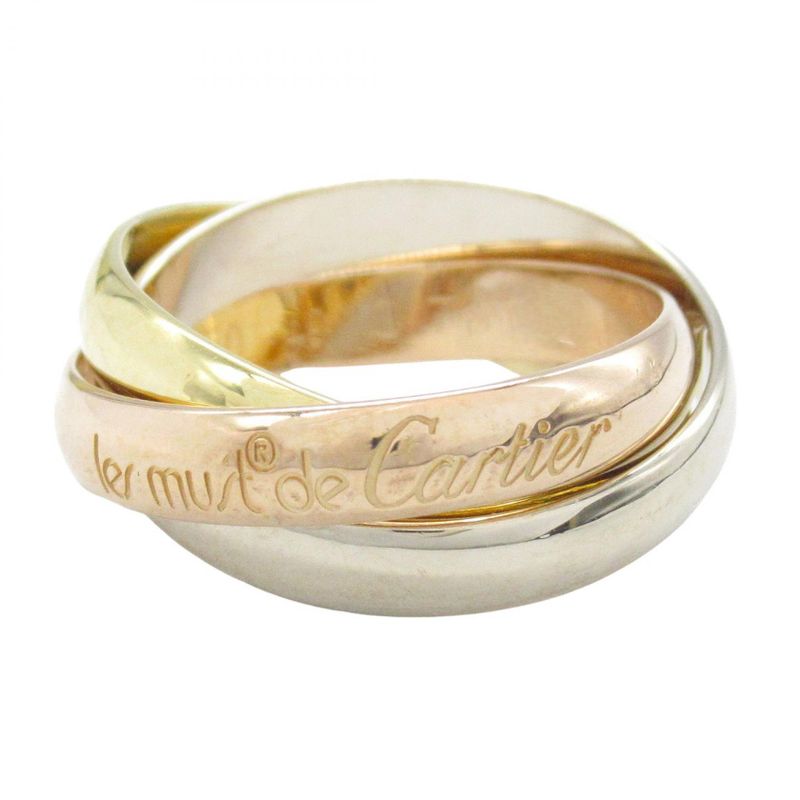 Cartier Ring ・ring Trinity Ring 18K (yellow Gold) 18K White Gold (white Gold)