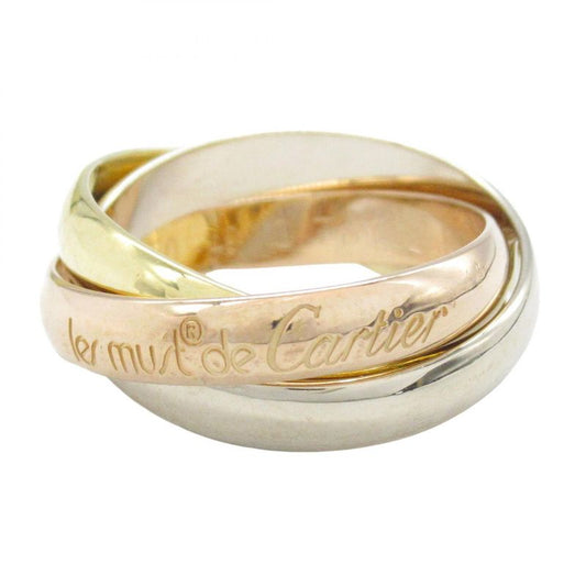 Cartier Ring ・ring Trinity Ring 18K (yellow Gold) 18K White Gold (white Gold)