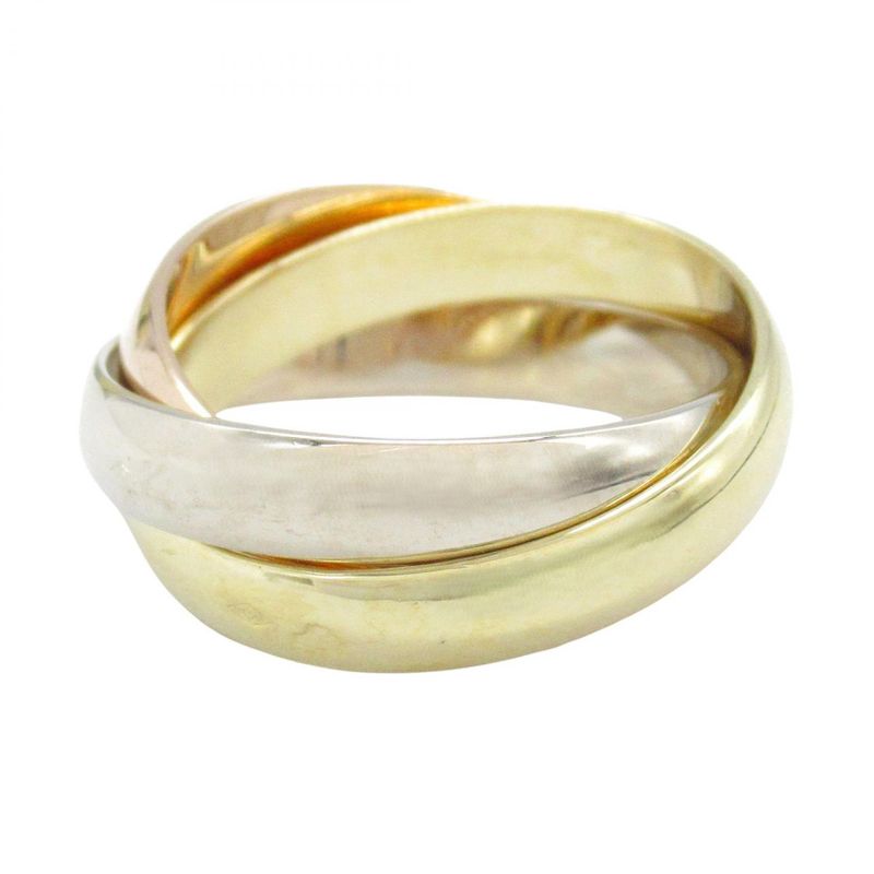 Cartier Ring ・ring Trinity Ring 18K (yellow Gold) 18K White Gold (white Gold)
