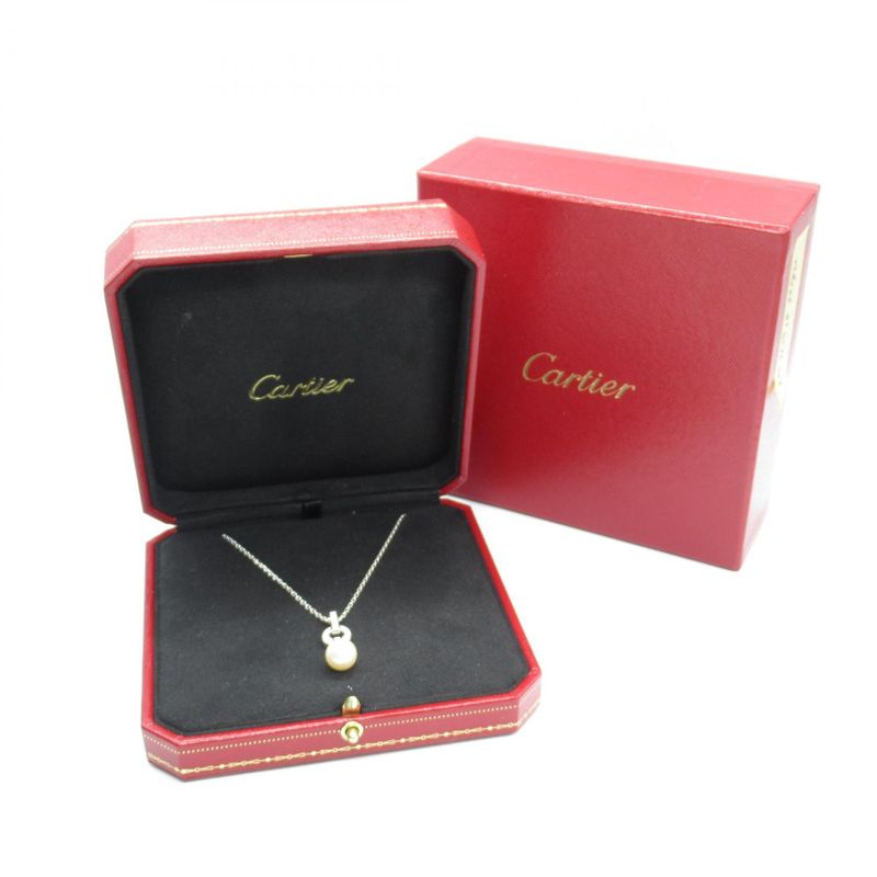 Cartier Necklace Imaria Pearl Diamond Necklace Neck Circumference 37.5cm