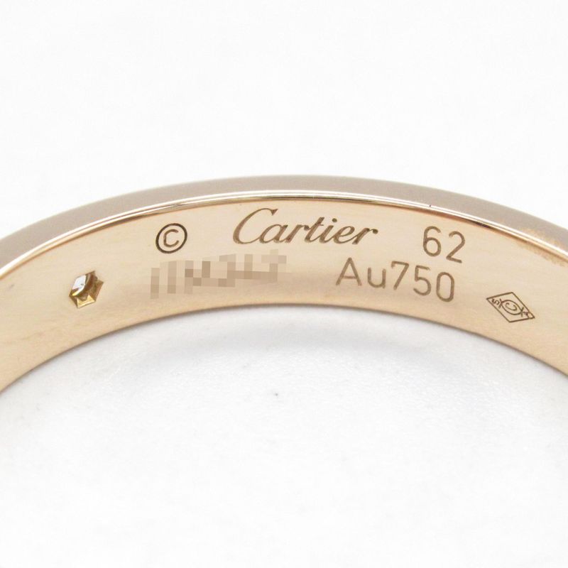 Cartier Ring ・ring Mini Lab Ring 1PD B4050700 18K Pink Gold (pink Gold) Diamond