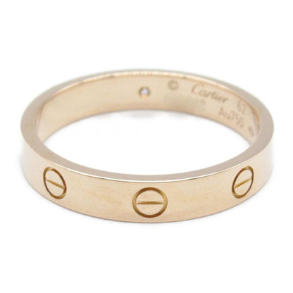 Cartier Ring ・ring Mini Lab Ring 1PD B4050700 18K Pink Gold (pink Gold) Diamond