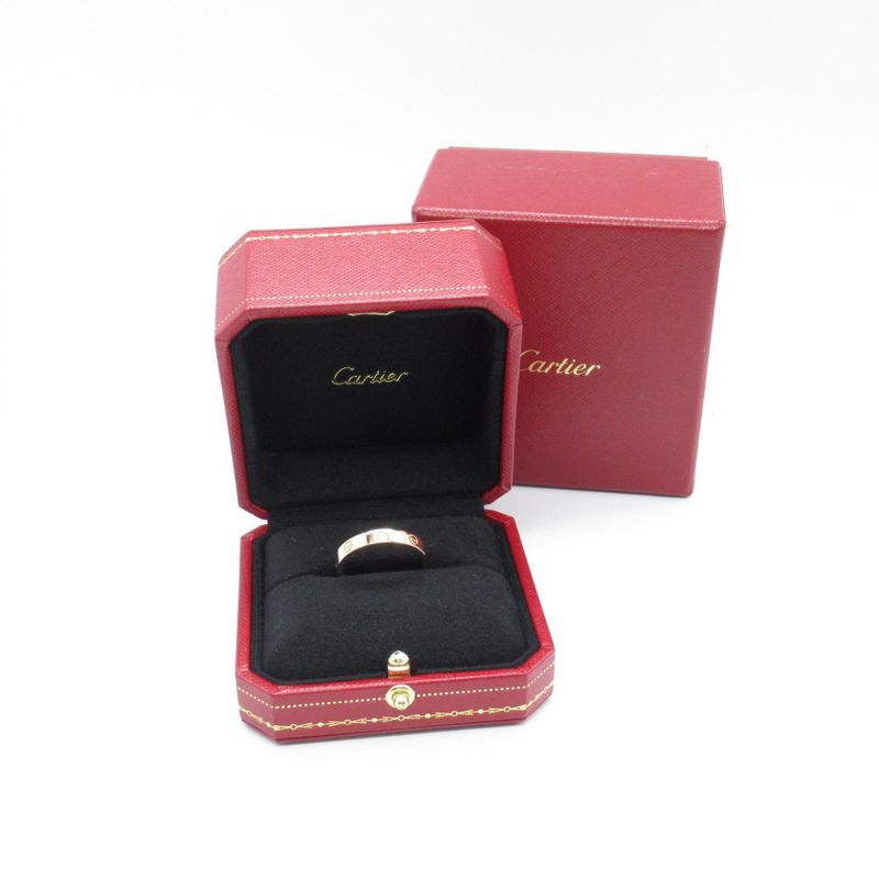 Cartier Ring ・ring Mini Lab Ring 1PD B4050700 18K Pink Gold (pink Gold) Diamond