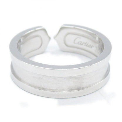 Cartier Ring C2 Ring 18K White Gold (white Gold) C2 Ring Unisex Used A