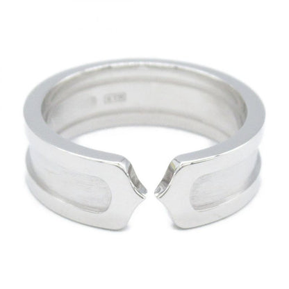 Cartier Ring C2 Ring 18K White Gold (white Gold) C2 Ring Unisex Used A
