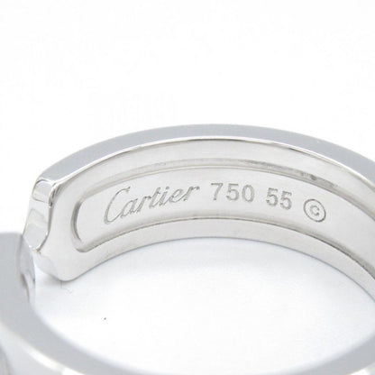 Cartier Ring C2 Ring 18K White Gold (white Gold) C2 Ring Unisex Used A
