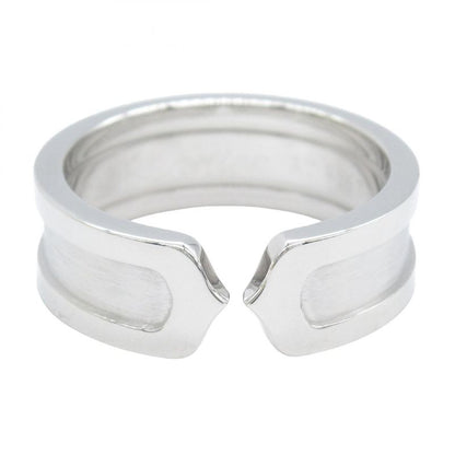 Cartier Ring C2 Ring 18K White Gold (white Gold) C2 Ring Unisex Used A