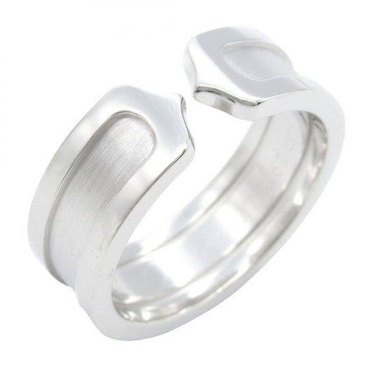 Cartier Ring C2 Ring 18K White Gold (white Gold) C2 Ring Unisex Used A