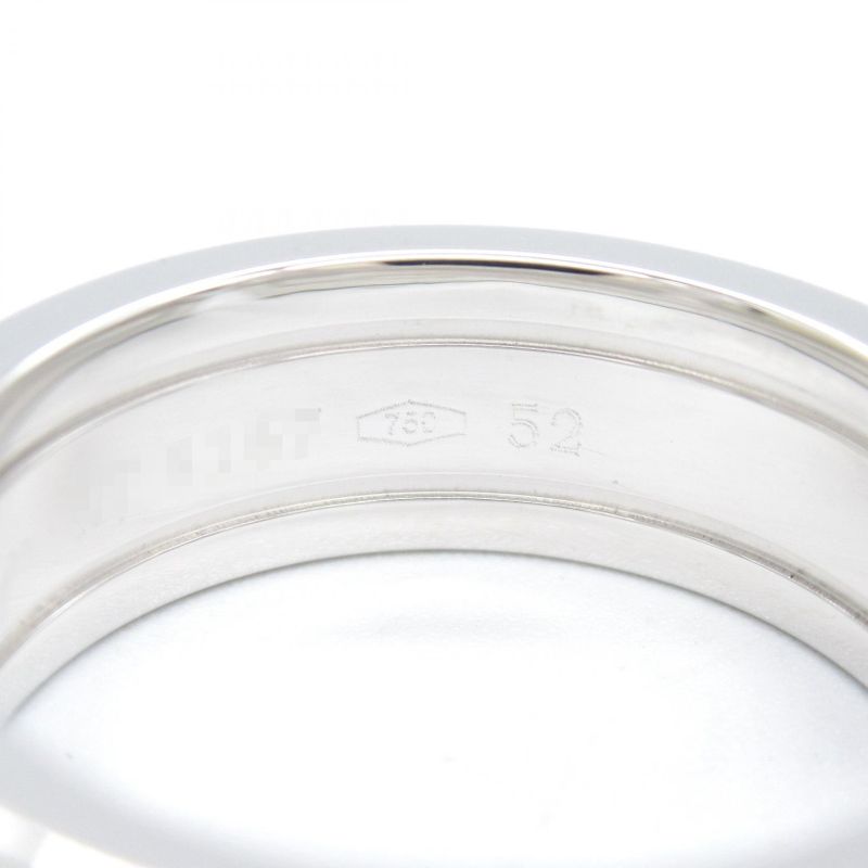 Cartier Ring C2 Ring 18K White Gold (white Gold) C2 Ring Unisex Used A