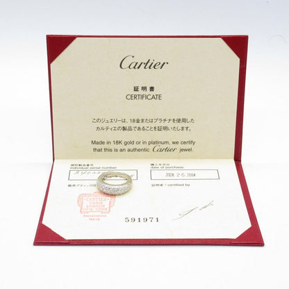 Cartier Ring Pave Diamond Mimisister Ring B4020350 Pt950platinum Diamond Pave