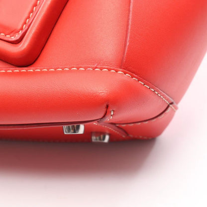 Bottega Veneta Handbag Mini The Arco 600606 Red Leather Maxi Intrecciato