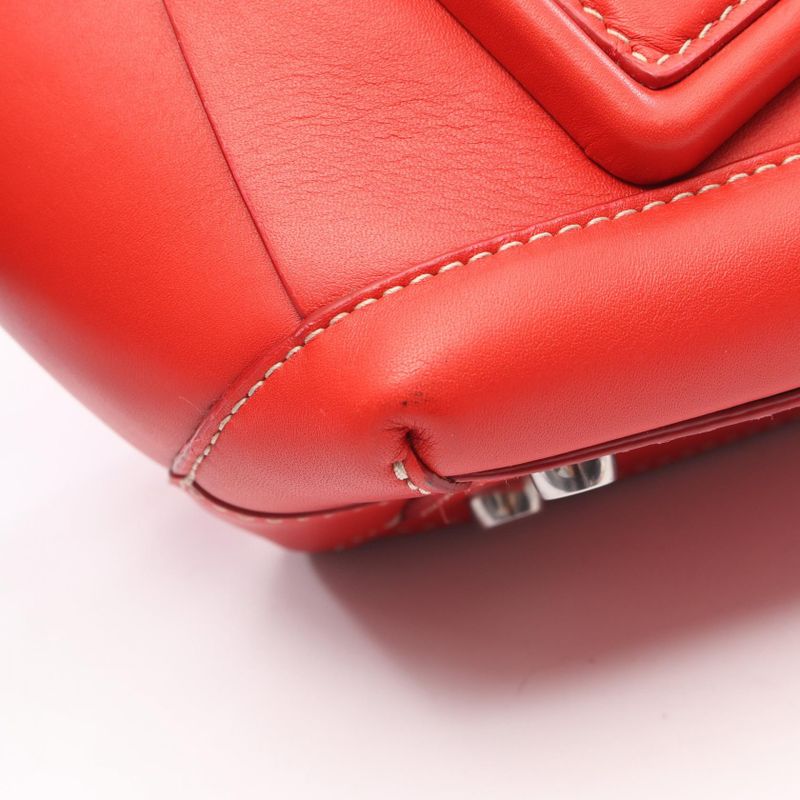 Bottega Veneta Handbag Mini The Arco 600606 Red Leather Maxi Intrecciato