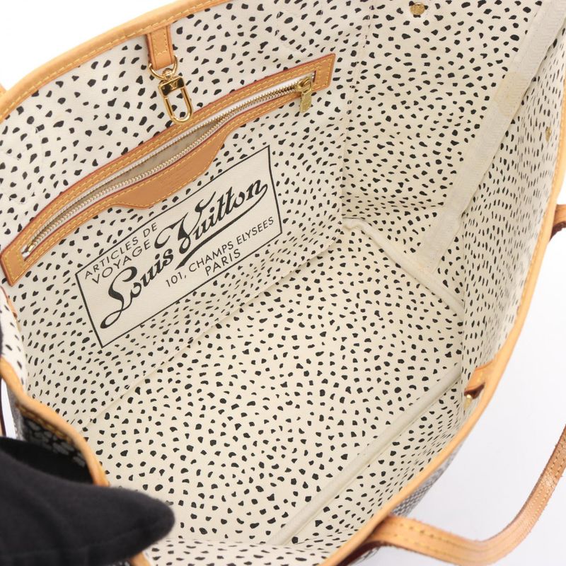 Louis Vuitton Tote Bag Neverfull MM Monogram Wave Bronze M40684 Bronze PVC