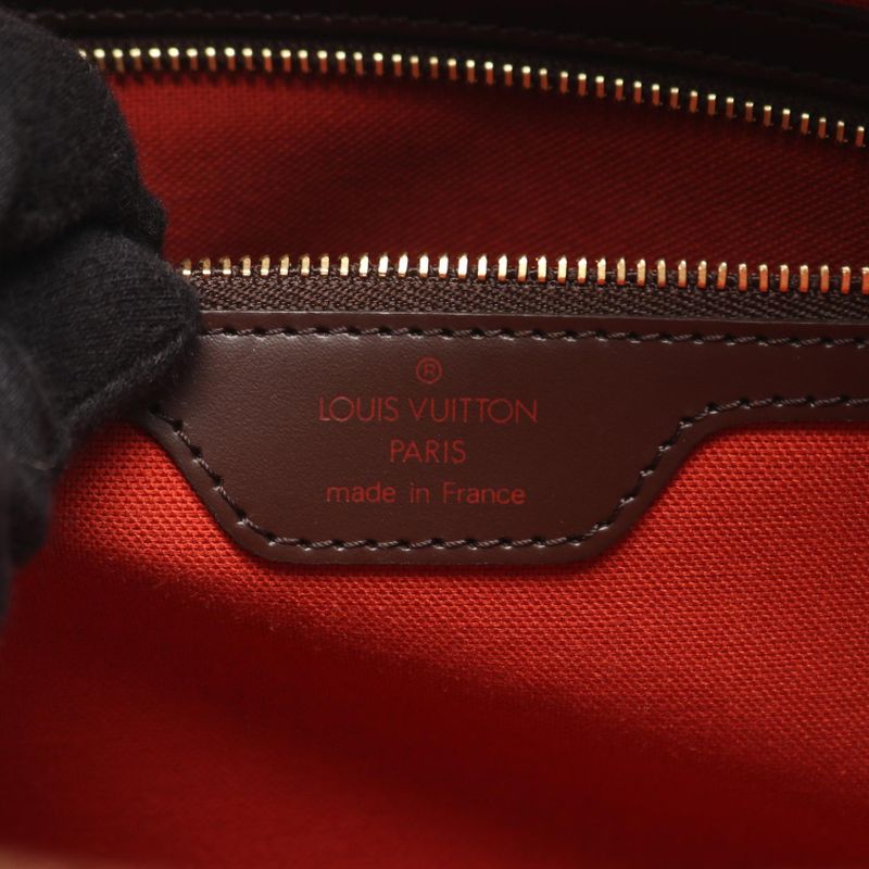 Louis Vuitton Handbag Nolita Damier Ebene N41445 PVC Coated Canvas Leather