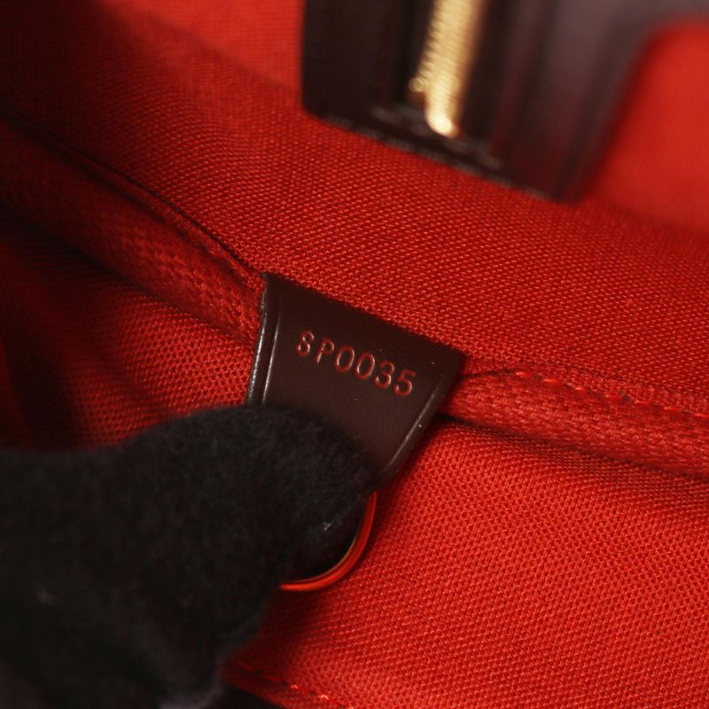 Louis Vuitton Handbag Nolita Damier Ebene N41445 PVC Coated Canvas Leather