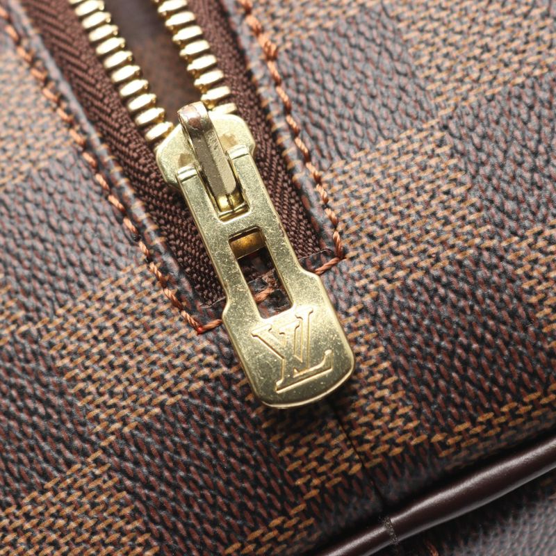 Louis Vuitton Handbag Nolita Damier Ebene N41445 PVC Coated Canvas Leather