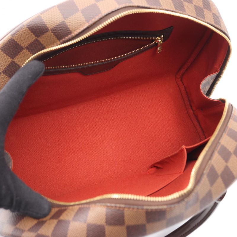 Louis Vuitton Handbag Nolita Damier Ebene N41445 PVC Coated Canvas Leather