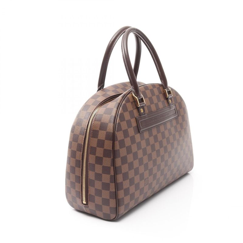 Louis Vuitton Handbag Nolita Damier Ebene N41445 PVC Coated Canvas Leather