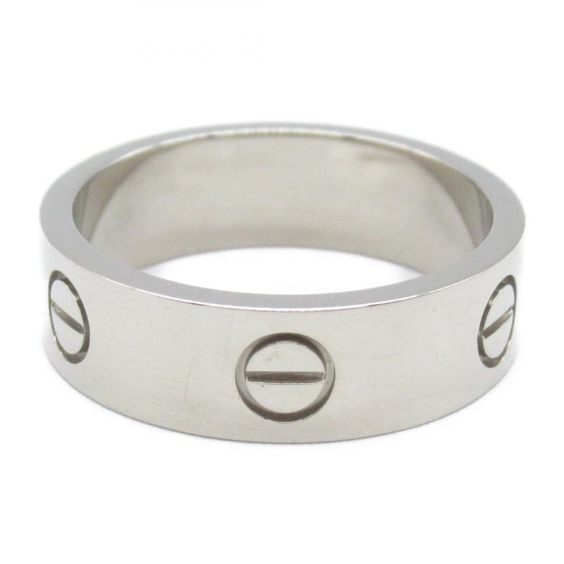 Cartier Ring Love Ring B4084700 18K White Gold (white Gold) Love Ring Unisex