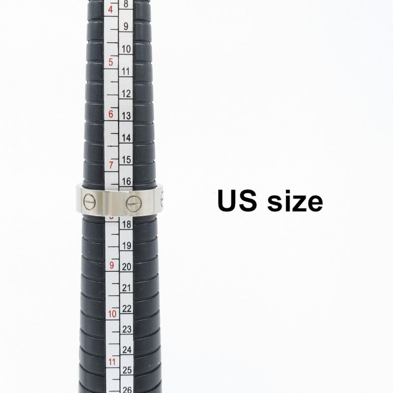 Cartier Ring Love Ring B4084700 18K White Gold (white Gold) Love Ring Unisex