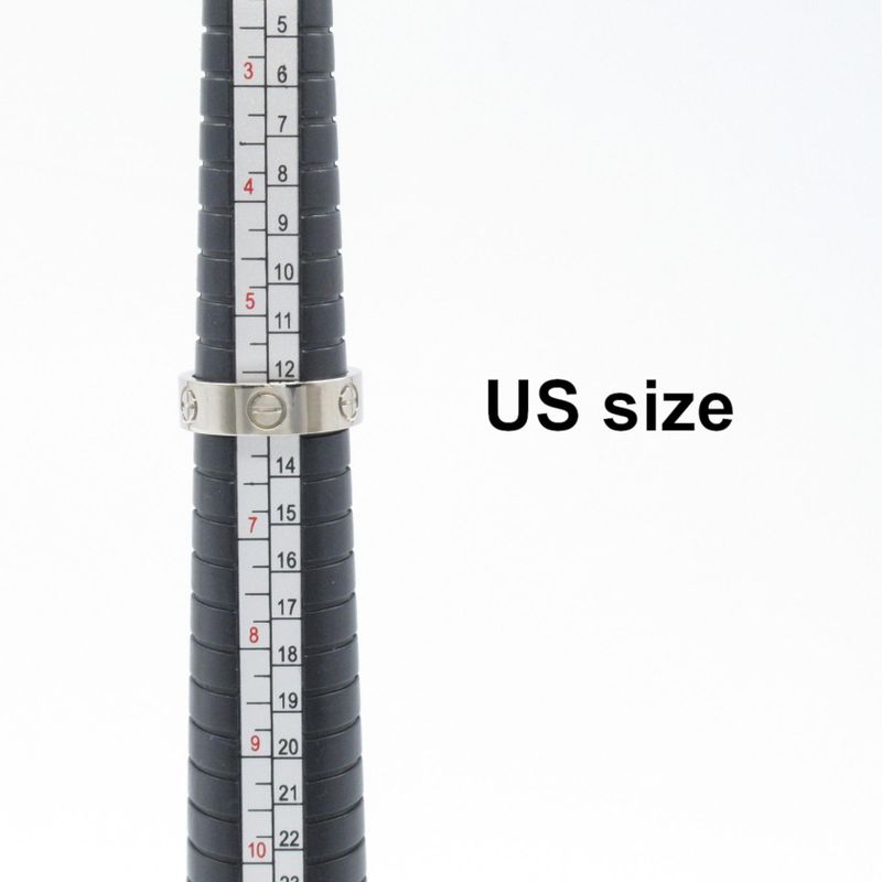 Cartier Ring Love Ring B4084700 18K White Gold (white Gold) Love Ring Unisex