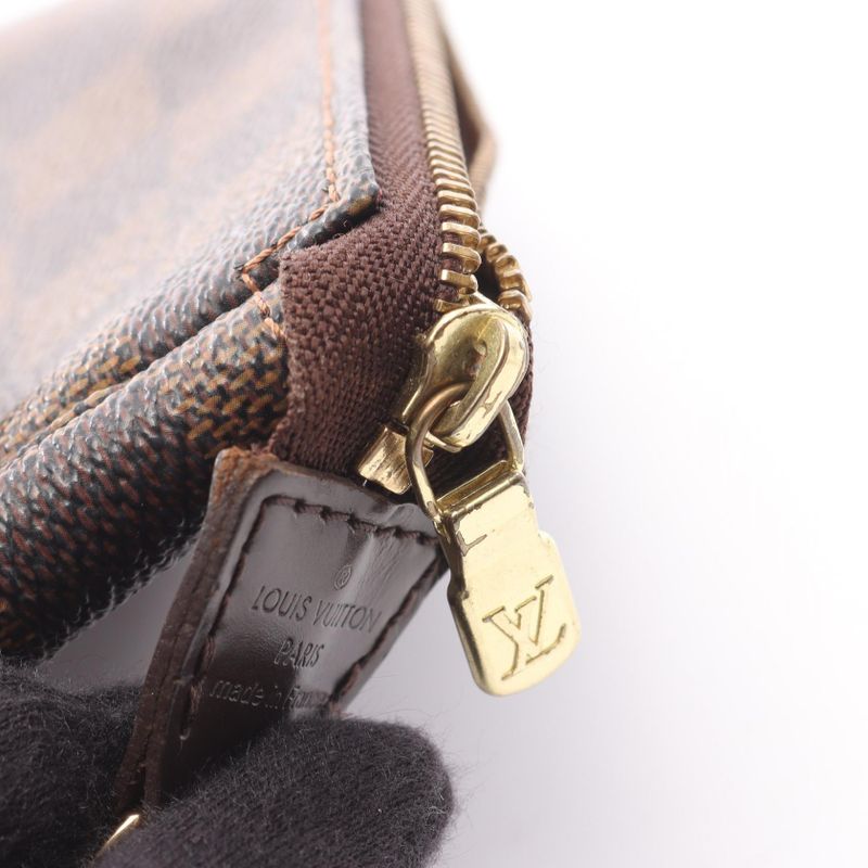 Louis Vuitton Handbag Mini Pochette Accessory N58009 PVC Coated Canvas Leather