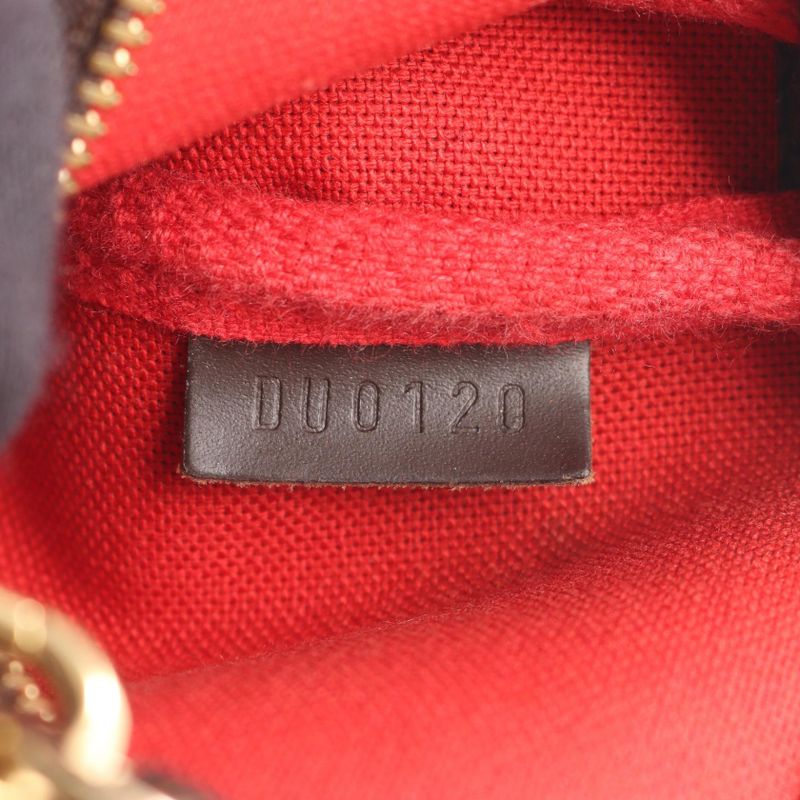 Louis Vuitton Handbag Mini Pochette Accessory N58009 PVC Coated Canvas Leather