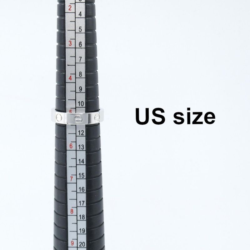 Cartier Ring ・ring Mini Love Ring 1PD B4050550 18K White Gold (white Gold)