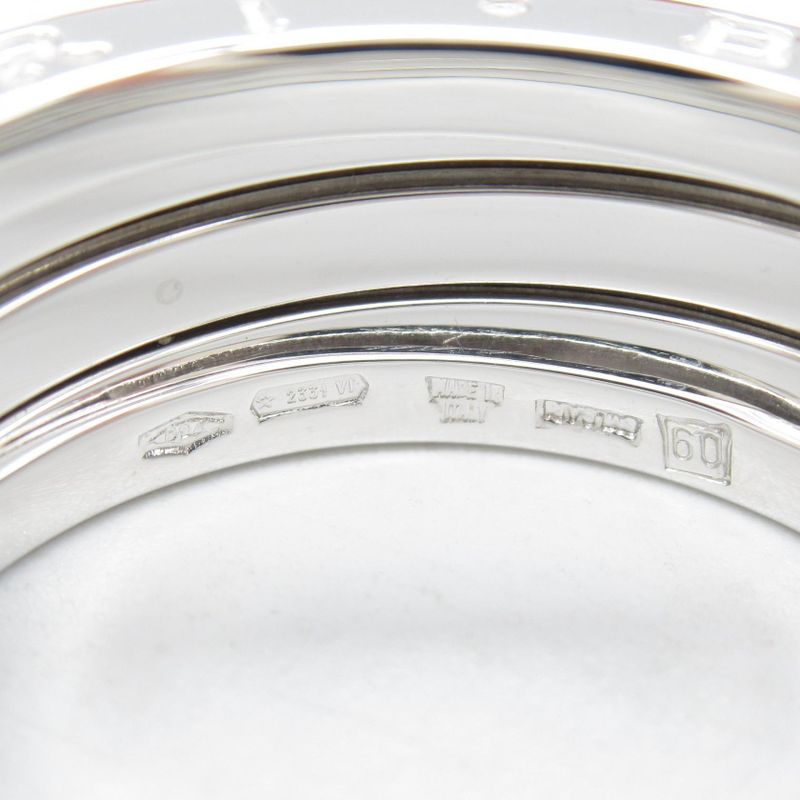 Bvlgari Ring B-zero1 Ring 3 Band 346583 18K White Gold (white Gold) B-zero1