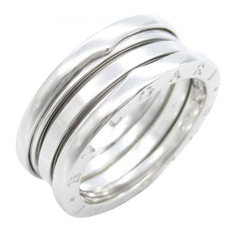 Bvlgari Ring B-zero1 Ring 3 Band 346583 18K White Gold (white Gold) B-zero1